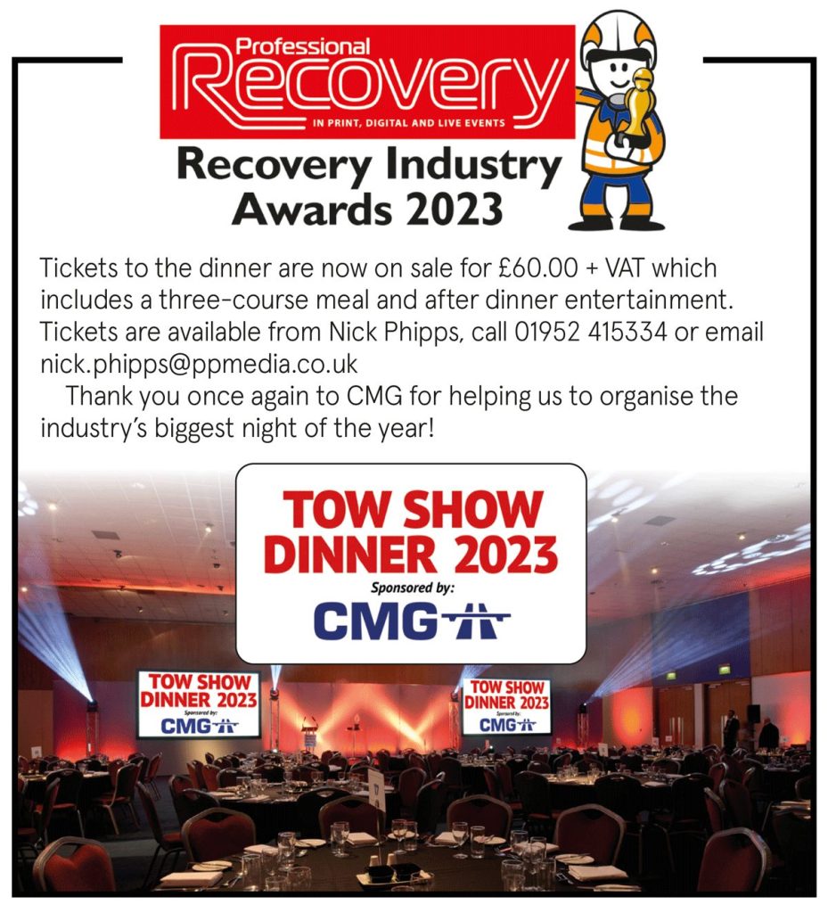 Recovery Industry Awards 2023 Professional Recovery Tow Show